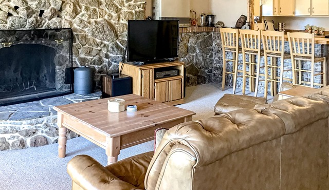 Charming dog-friendly mountain getaway w/hot tub, fireplace, W/D, & great views