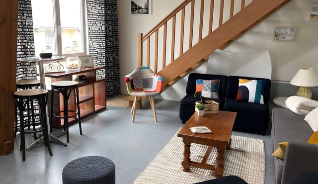 Charming Duplex for Rent in City Center, 5 km from the Coast