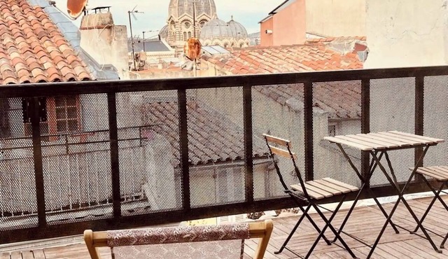 Charming Duplex Panier - Panoramic terrace & sea view