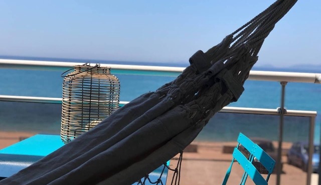 Charming duplex renovated on Agosta beach in Ajaccio bay