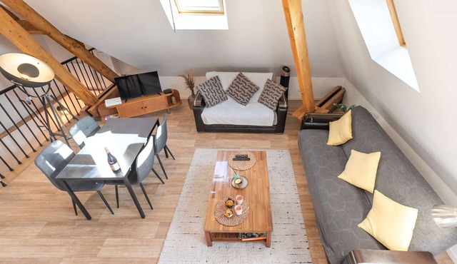 Charming Duplex with Beautiful Views over the City Center