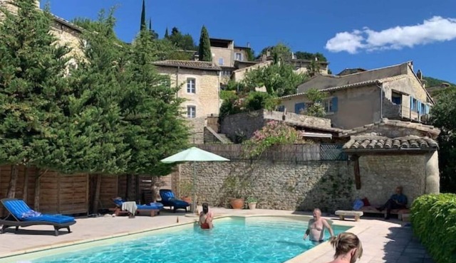 Charming Four Bedroom House With Pool in the Heart of Medieval Mirmande