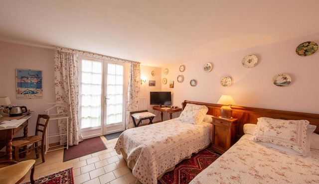 Charming room with private terrace and wifi in Saint-Benoît-sur-Loire