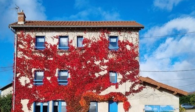 Charming Cottage: 4 Bedrooms, Fireplace, Enclosed Courtyard & Garage in Tranquil Village