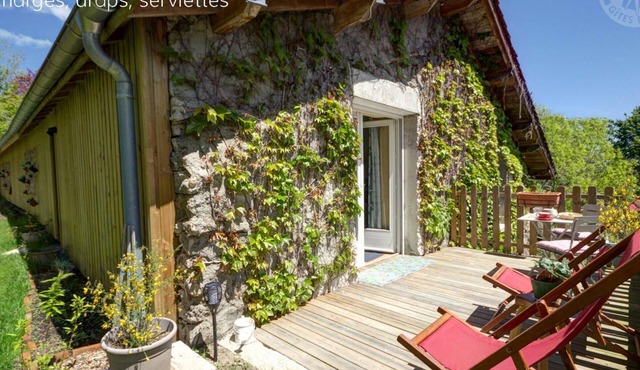 Charming mountain studio with garden, pets allowed