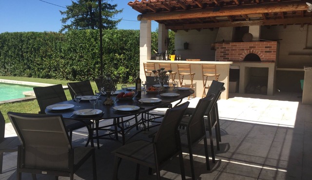 Charming house with heated swimming pool, in a quiet, unoverlooked location.