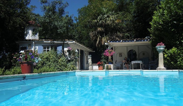 Charming french country house with private beach and pool