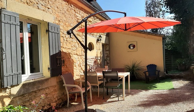 Charming french house, authenticity, exposed stones, beams, fireplace