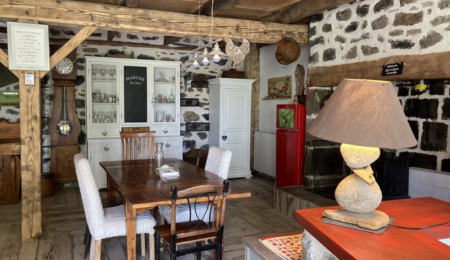 Charming gite in the Monts du Cantal. Pets allowed.