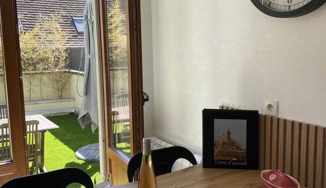 Charming gîte in the heart of the Alsatian vineyards, lovely terrace