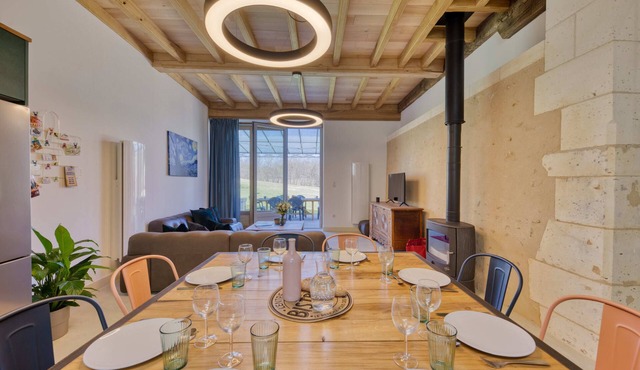 Charming house 3* for 8 people, with swimming pool, renovated, Brantôme in Périgord Vert