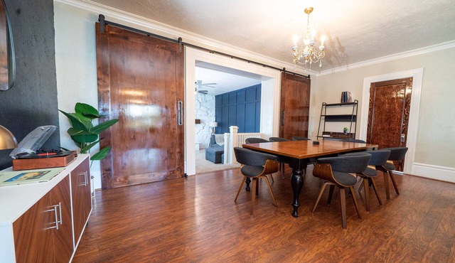 Charming Historic Home with chef's kitchen formal dining, sitting room, & patio