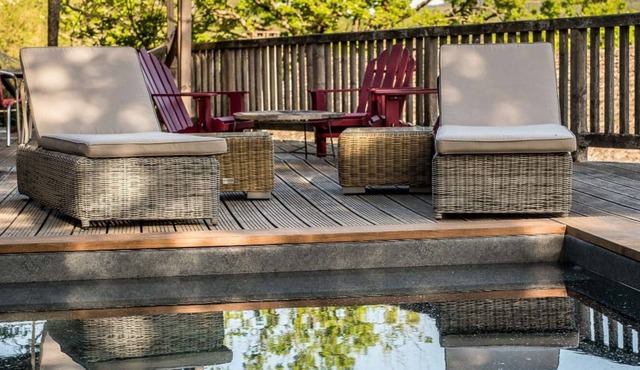 Charming house with swimming pool, large terrace and superb views in Aveyron, France