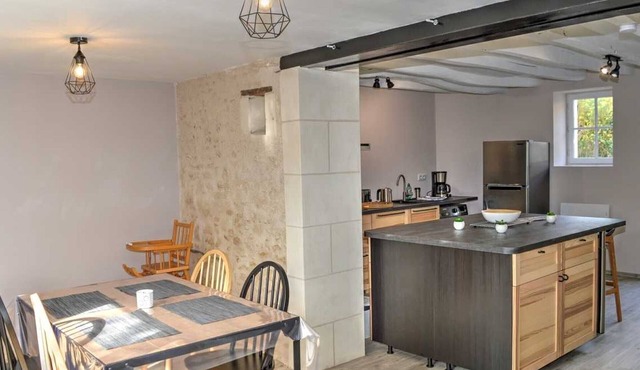 Charming Holiday Home in the Heart of Chédigny with Private Garden, Parking, and Modern Amenities
