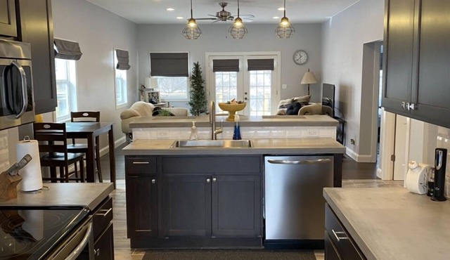 Charming home now with access to the Shell Rock River.