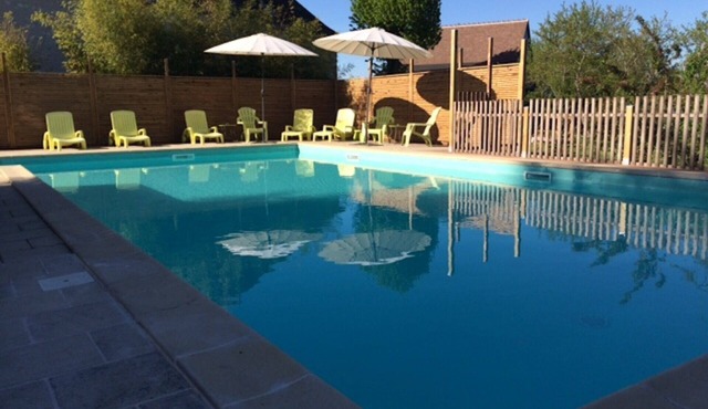 Charming house with large heated pool