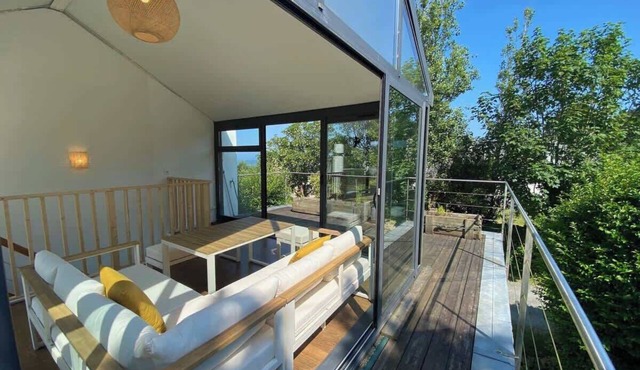 Charming house 100m from the beach with sea view 6p