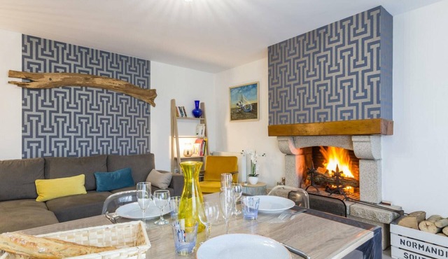 Charming house in Granville with garden and terrace