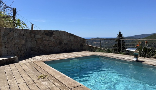 Charming house with sea and mountain views and private pool