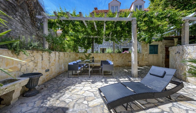 Charming house with beautiful large garden inside ancient city walls
