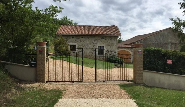 Charming house with blue shutters