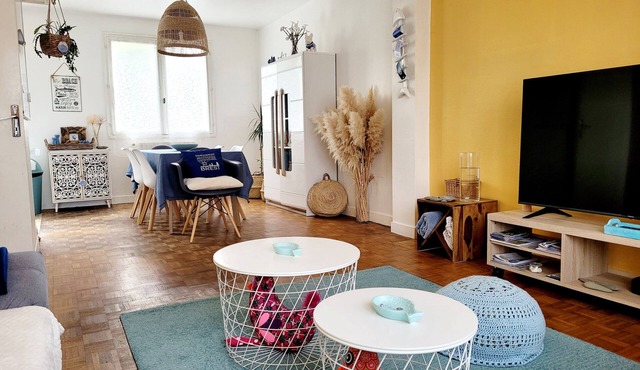 Charming house with garden Brest, 1000m from the sea