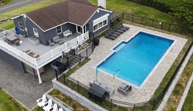 Charming House with Heated Pool and Multiple Water Views