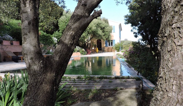 Charming house with pool sea view and maquis