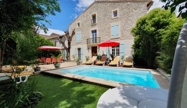 Charming house with private pool in Olonzac