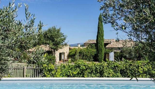 Charming house with swimming pool in the middle of vineyards in Luberon