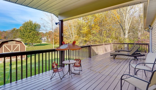 Charming Howard Getaway w/ Deck, 1 Mi to Lake!