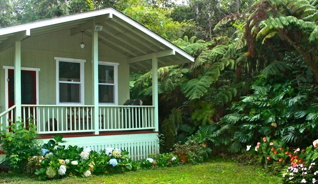 Charming Kaloko Mountain Cottage with hot tub - private,secluded and cozy!