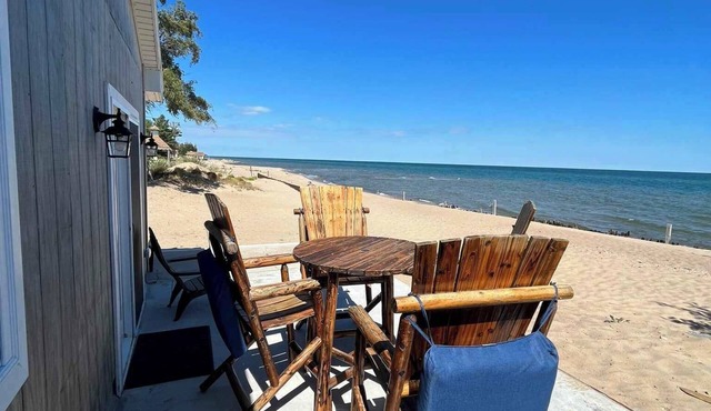 Charming Lake Huron Cottage | Pavilion + Firepit