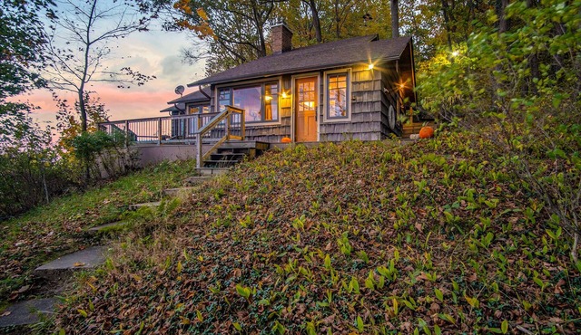 Charming Lake Michigan Cabin on 60 Acres of Peaceful Woodland