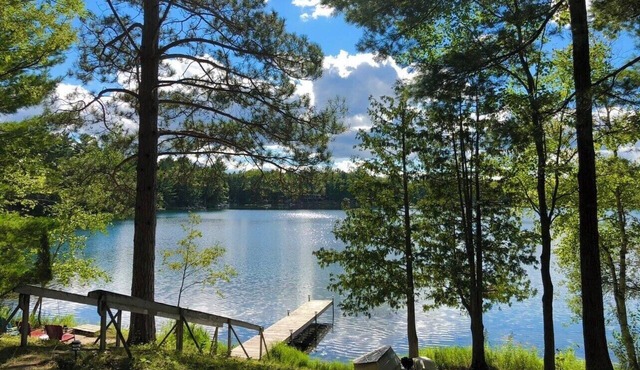 Charming Lakefront Cabin with Gorgeous Views, Kayaks and Lakeside Fire Pit