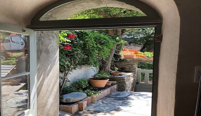 Charming little garden apartment in village center