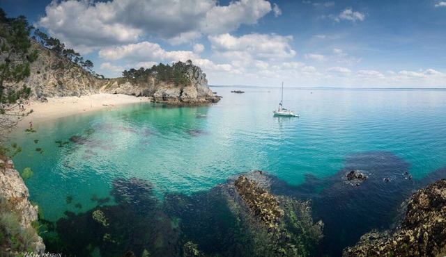 Charming little house Breathtaking sea view Presqu'ile de Crozon, Roscanvel