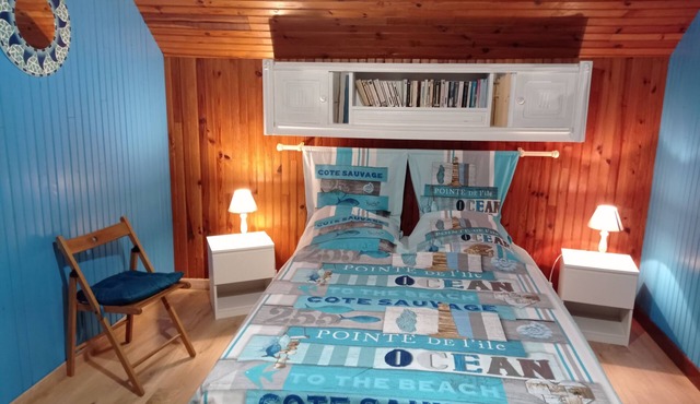 Charming little Ouessantine house 400 m from the beach, classified 2 *.