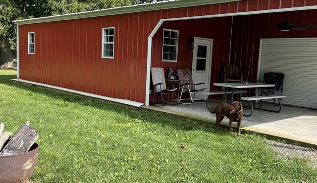 Charming Little Red Shed in the Country