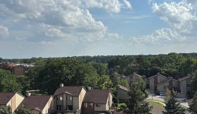 Charming luxury 2-bedroom condo with AC, fitness room in lovely Willowbrook