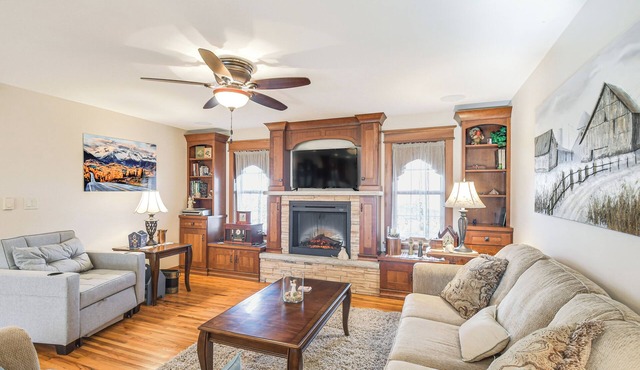 Charming Manchester Retreat w/Patio & Fireplace!