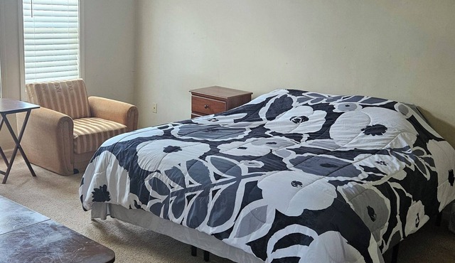 Charming master bedroomin in a house in Kansas City