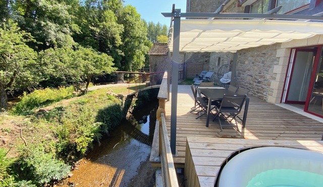 Charming mill Brittany France