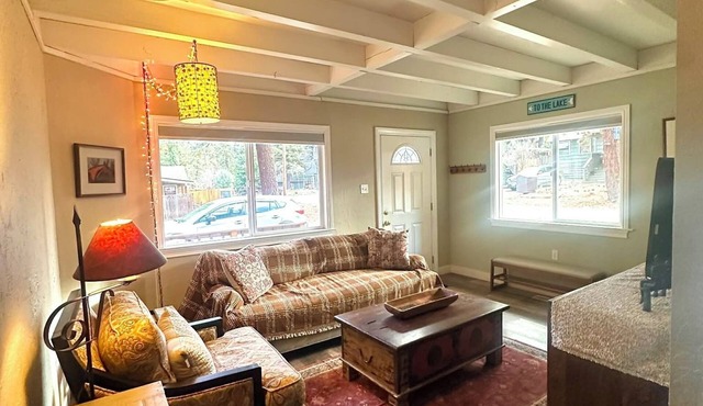 Charming North Lake Tahoe cabin near beaches and trails.