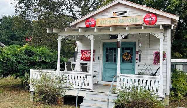 Charming old country store style residence in the town of Brent, Alabama.