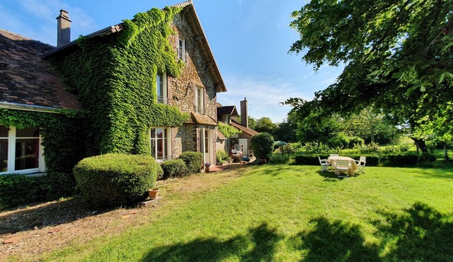 Charming old farmhouse in the fields