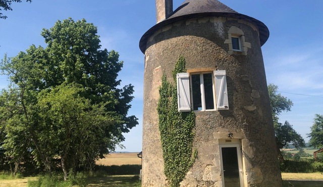 Charming old mill nestled in the Burgundy countryside