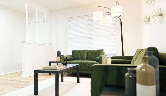 Charming Olive Home 3-bedroom house with AC, fitness room, WiFi in lovely Lawton