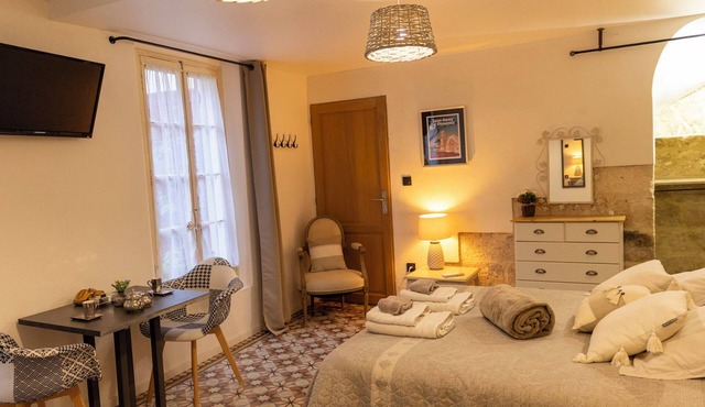 Charming Provençal studio with peaceful patio. Alpilles