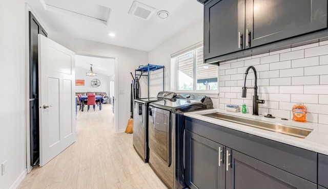 Charming ranch-style retreat with lush acreage, firepit, fast WiFi, & gas grill